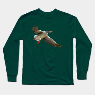 Goose coming into land Long Sleeve T-Shirt